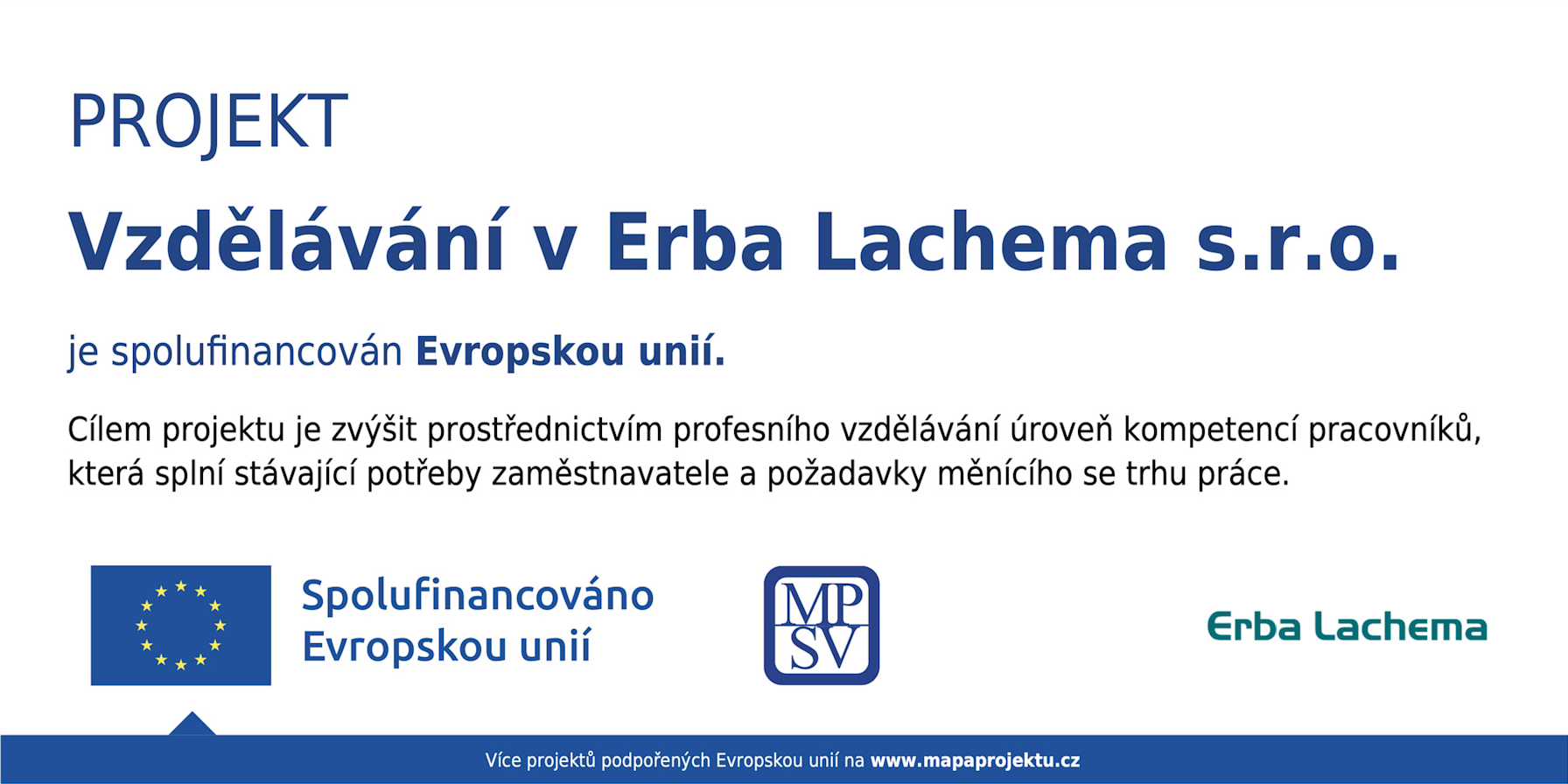 Projekt vzdělávání s Erba Lachema